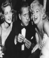 Marilyn Monroe y Bogart Bacall